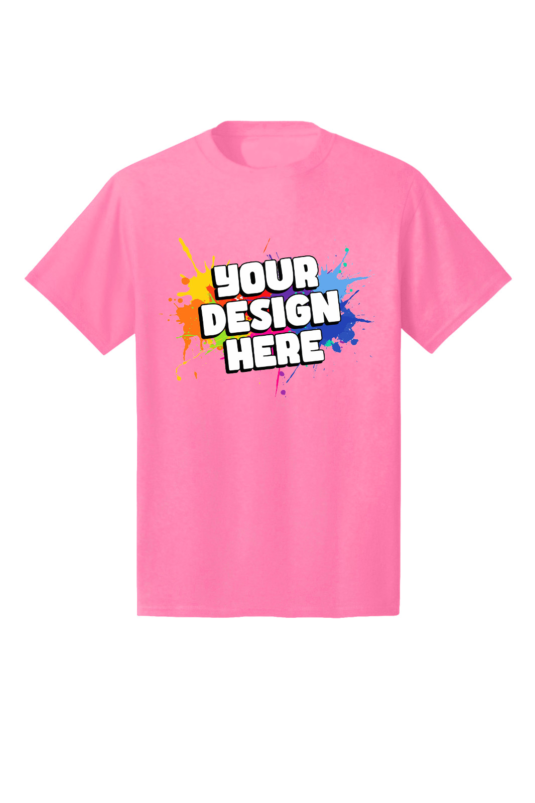 Custom Design Personalized T-shirt With Your Logo Short Sleeve Tee