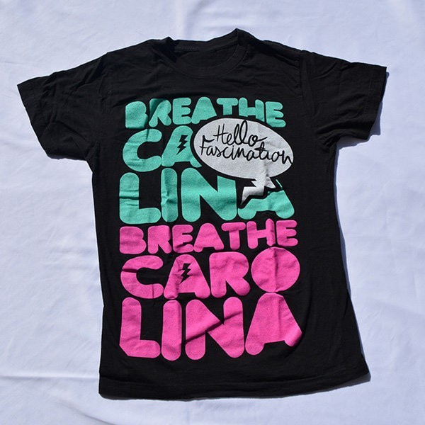Hot Breathe Carolina Electropop Black T-shirt S to 5XL GG264