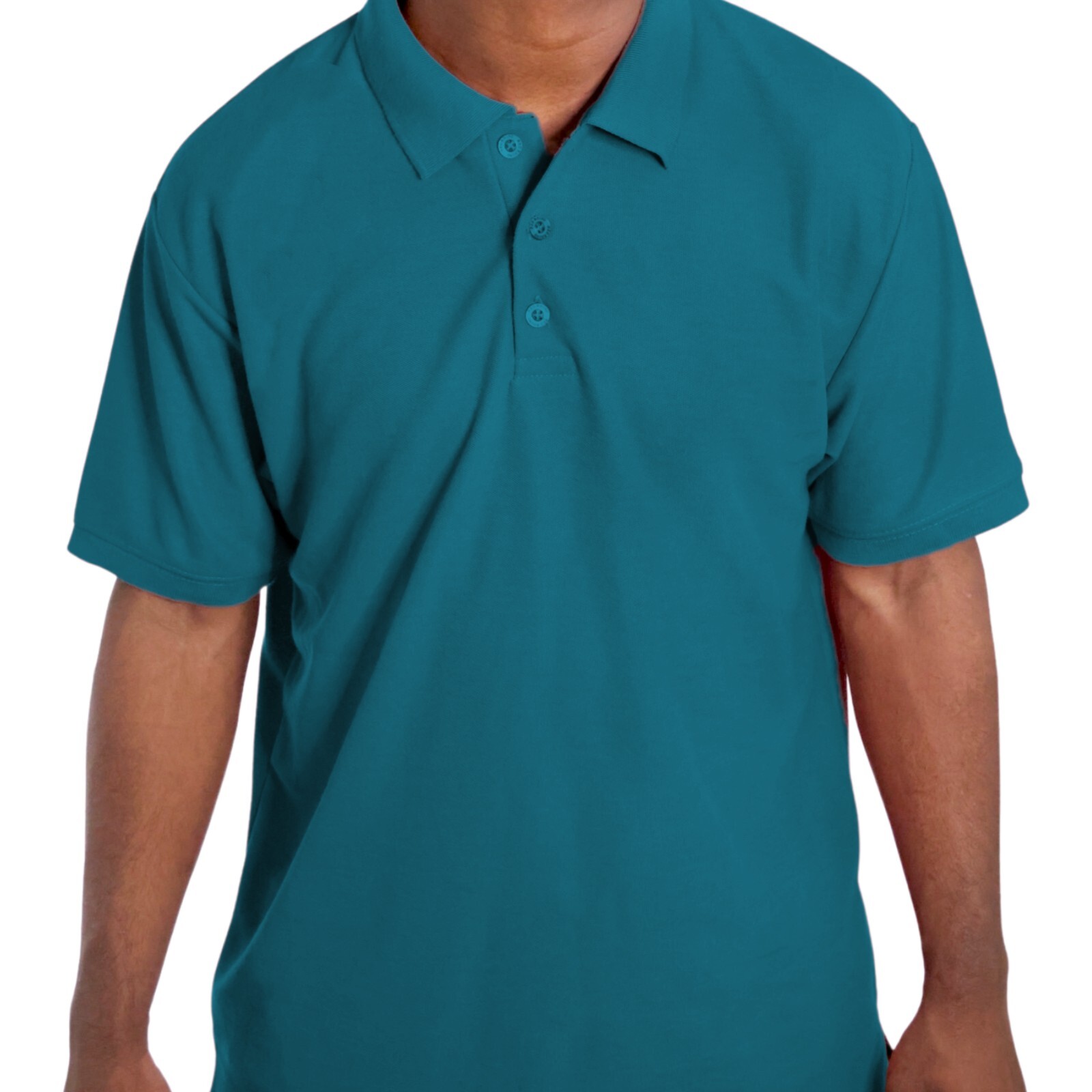Men’s Polo Shirt Short Sleeve Cotton Causal Jersey Plain Golf Sport Performance