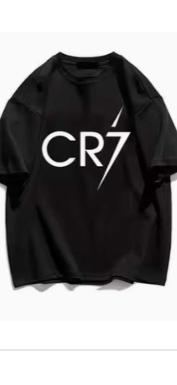 Cristian Ronaldo CR 7 black t-shirt nwot mens small