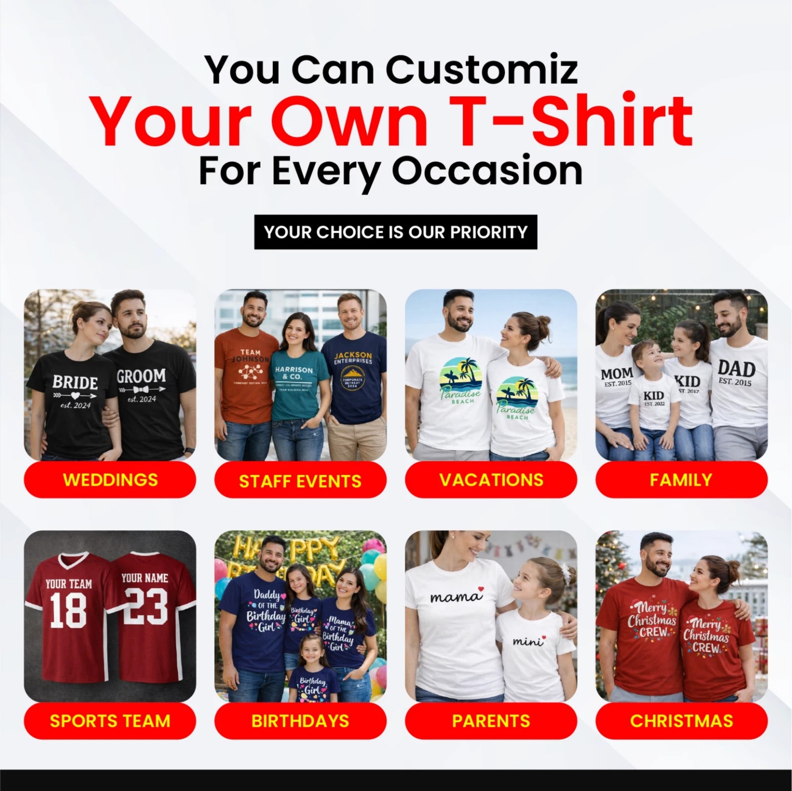Personalized Pet Parent Tee | Custom Dog Photo & Name | Unisex Cotton S-2XL