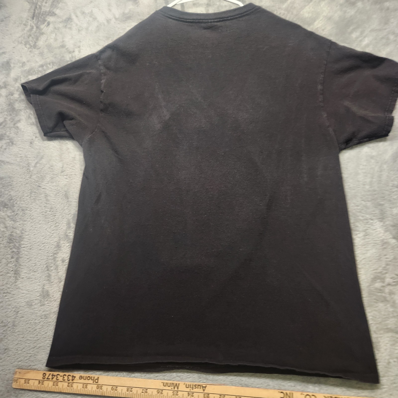 Scooby-Doo Mystery Machine Graphic T Shirt Adult Large Black Cartoon TV 100% Cot