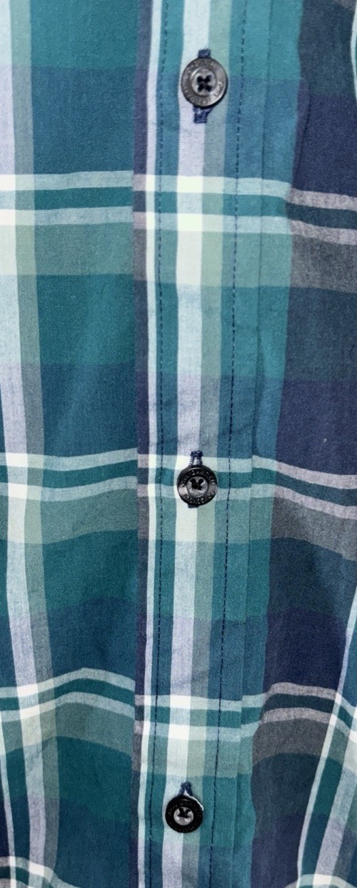 NWT John Bartlett Long Sleeve Button Down Shirt Plaid Men’s Size L NEW $49.50