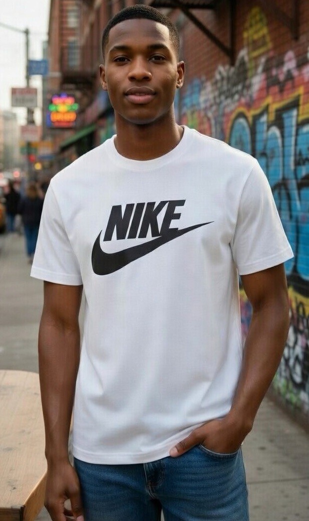 Nike Athletic Logo Swoosh Active Short Sleeve T-Shirt Style#891953 Men’s Size XL