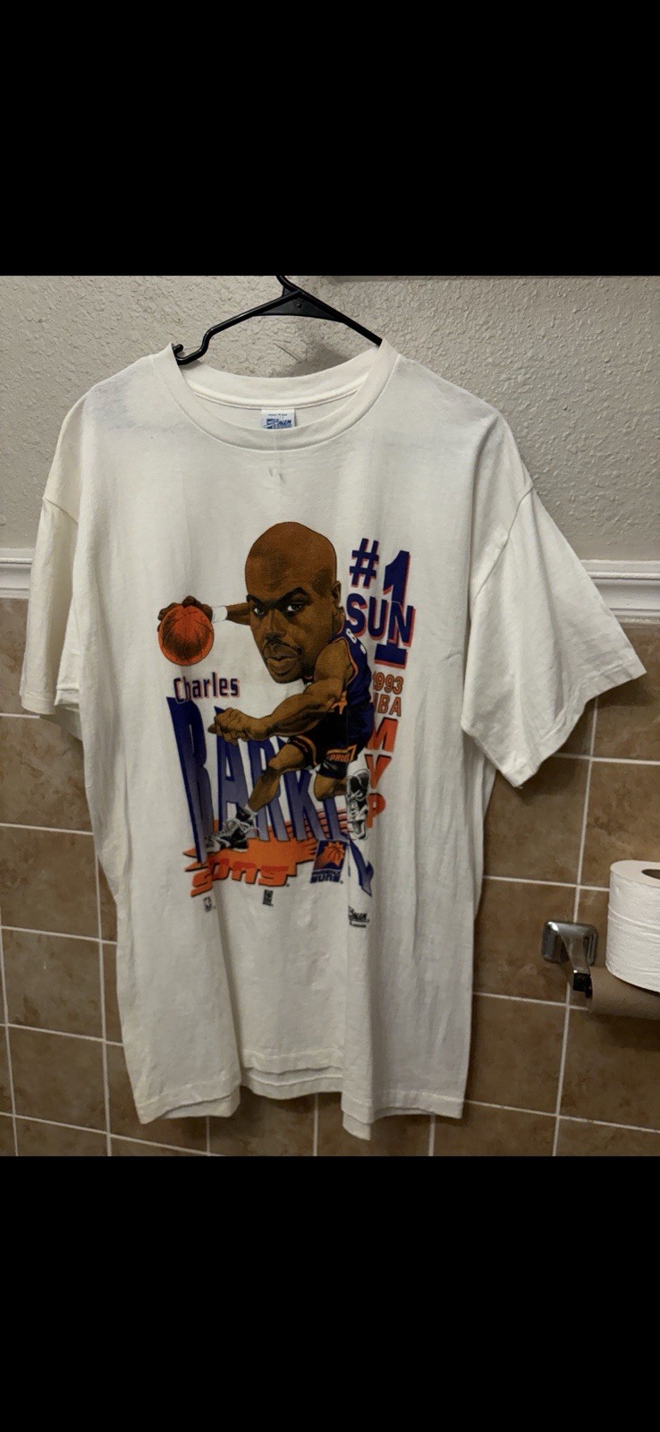 Vintage Salem Sportswear Charles Barkley Shirt Men Size XL