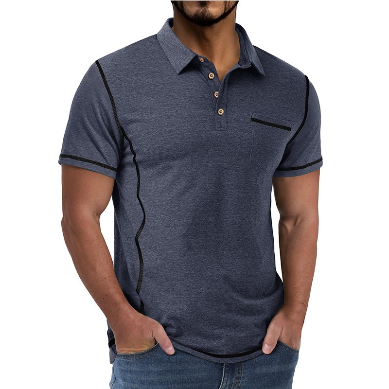 Summer Turn-Down Collar T-shirt