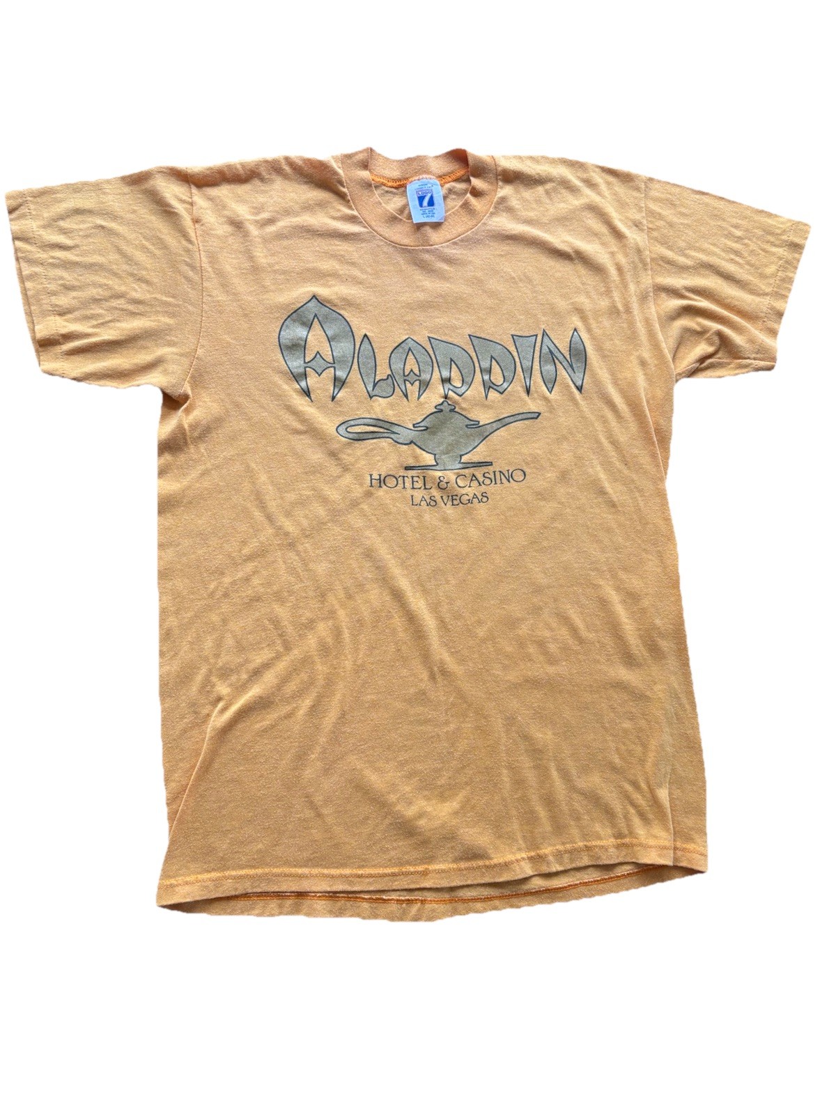 vtg 1980s Aladdin Hotel & Casino Las Vegas t-shirt Large USA single stitch