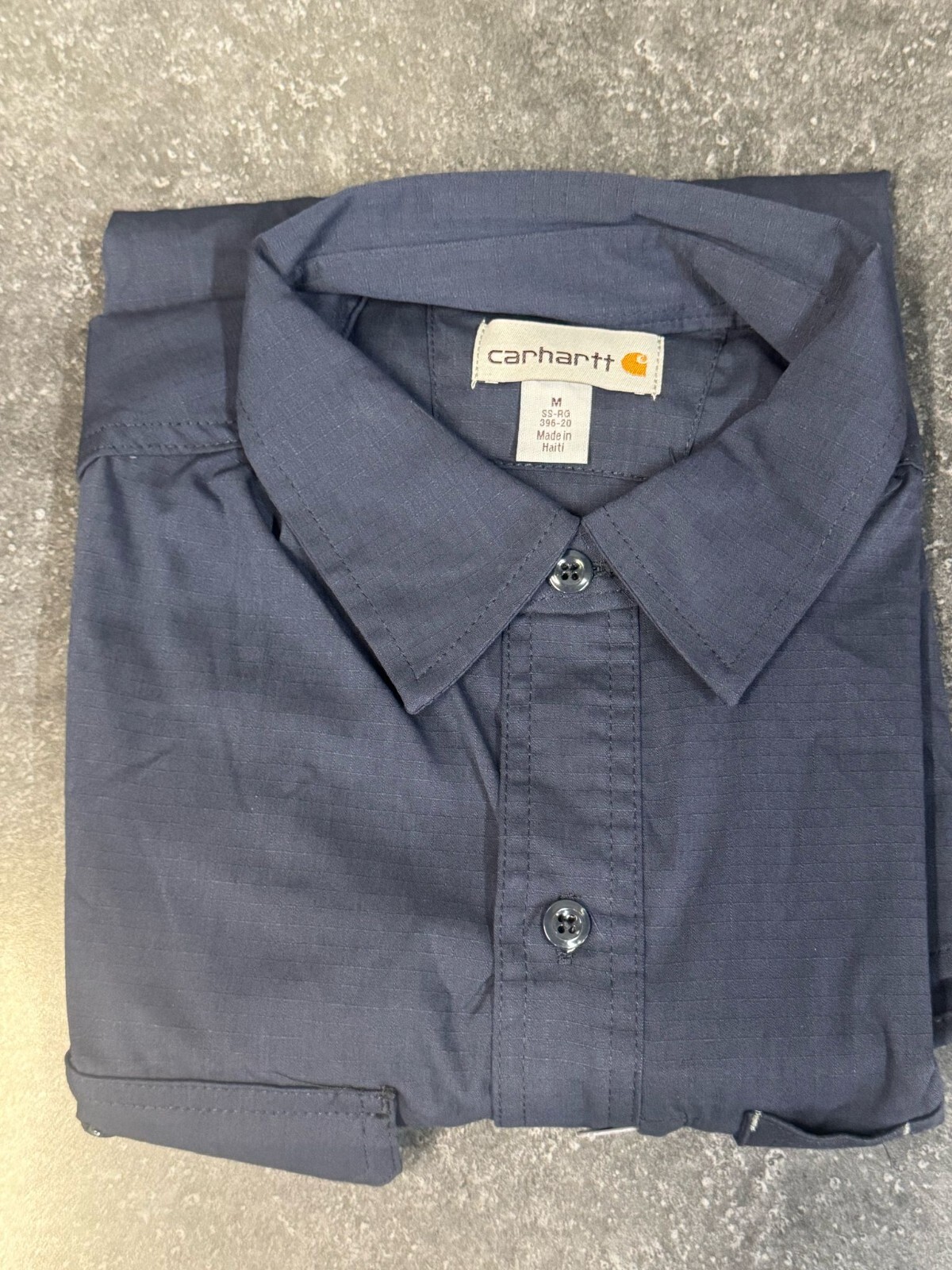 Carhartt Men’s Short Sleeve Shirt, Navy