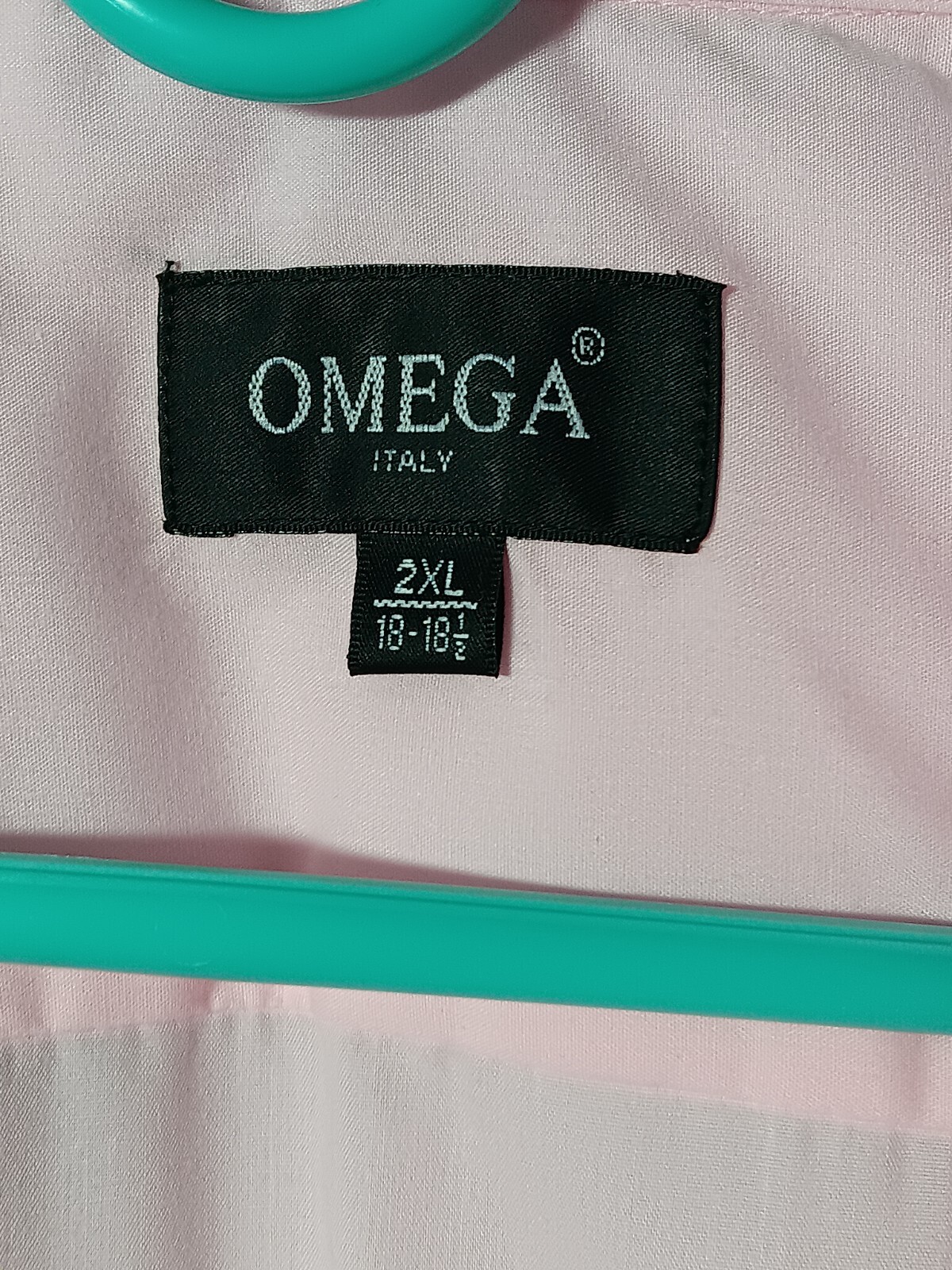 Omega Italy Men’s Premium Classic Button Down Short Sleeve Shirts Lot of 2