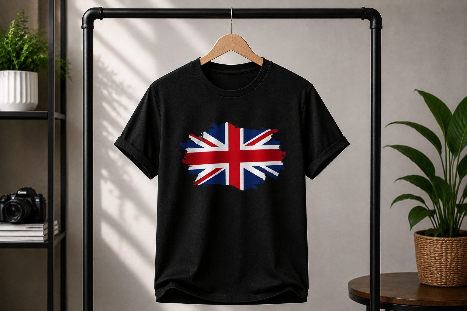 UK Flag TEE| British Union Tee | UK Graphic | Lightweight Gift