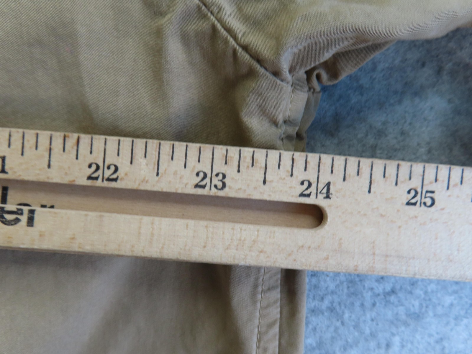 A.P.C. Shirt Mens 2XL Beige Safari Canvas Utility Cotton Short Sleeve Button Up