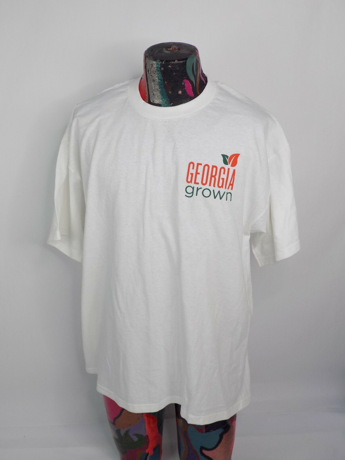 I Am Georgia Grown Unisex White Tshirt Size XL