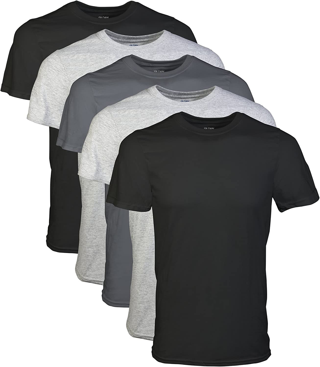 Men’S Crew T-Shirts, Multipack, Style G1100 – 5 Pack