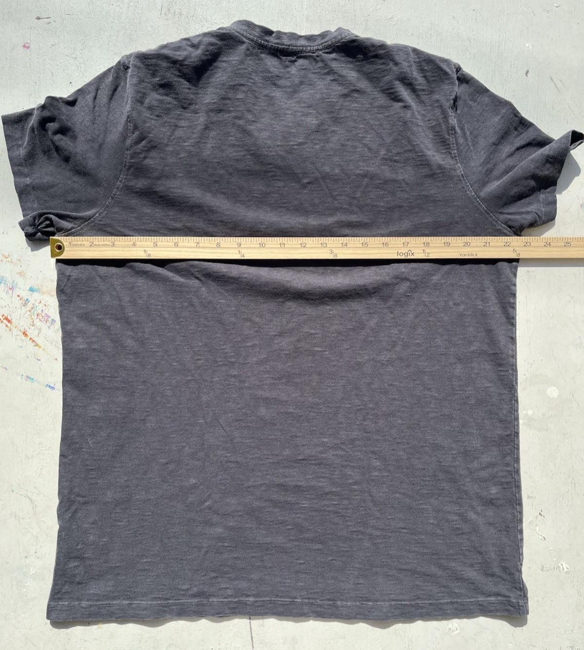 Men’s American Giant T-Shirt Gray Solid L Casual Norm City Classic USA Low Key