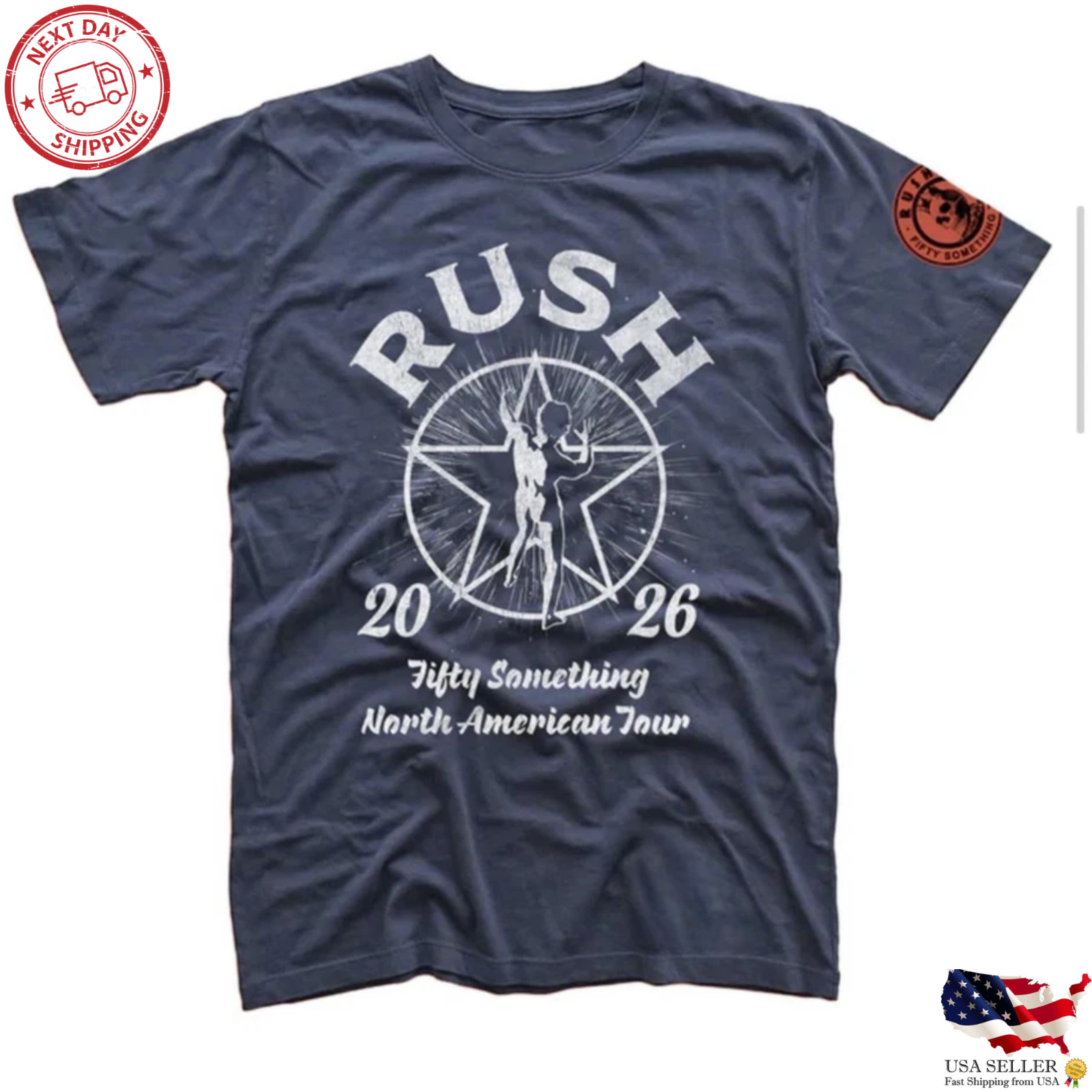 Rush Fifty Something Tour 2026 North American Concert Shirt