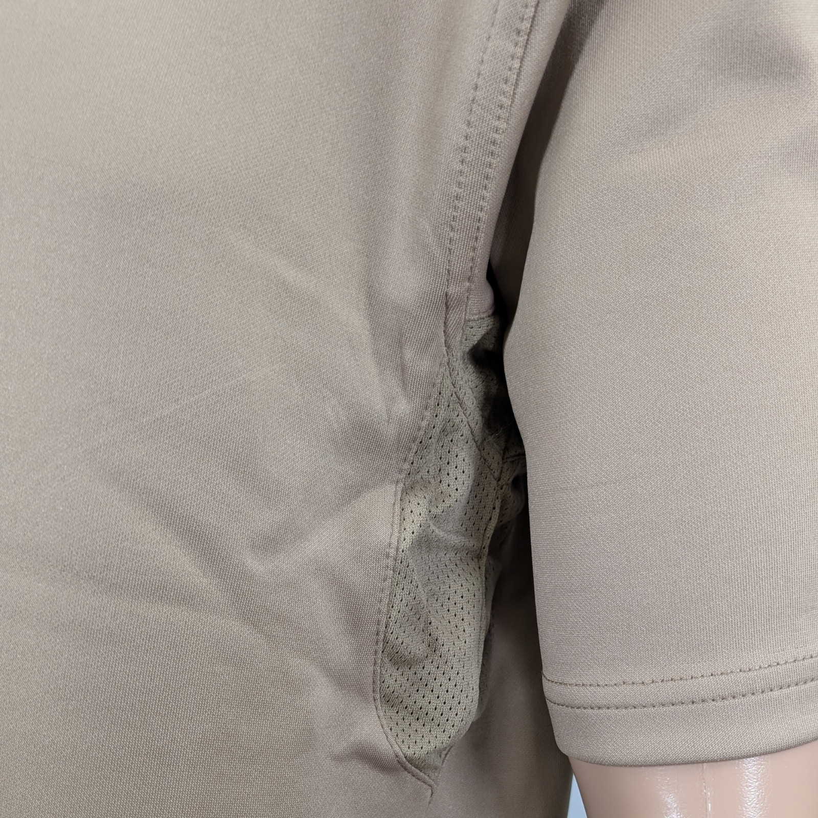 Mens Casual Polo Shirt T-Shirt Wrinkle and Stain Resistant 3 Button Polo