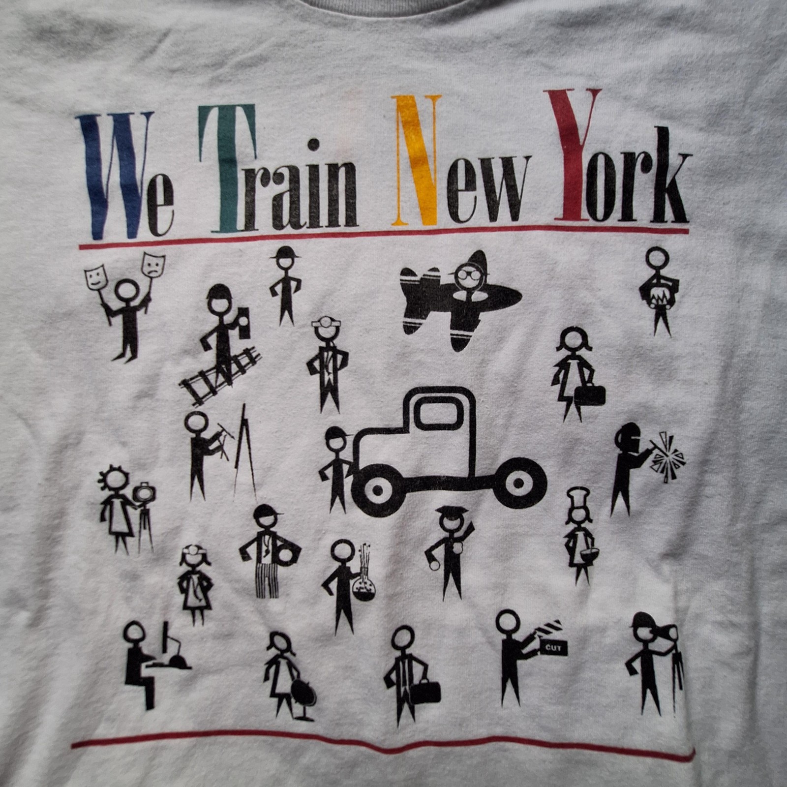 Vtg We Train New York Shirt Mens Medium CUNY SUNY Community Colleges