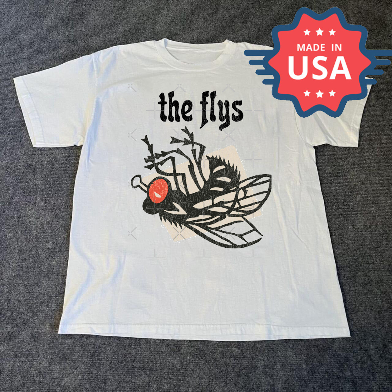 The Flys Band Cotton Navy Shirt Unisex Concert S to 5X AC139