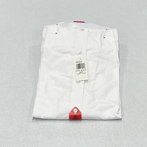 Calvin Klein Men’s Active Performance Stretch Shirt, White, M (15-15.5, 34/35)