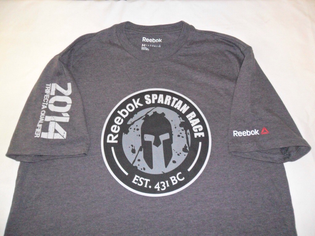 Medium- NWOT Reebok Spartan 2014 Finisher 60% Cotton 40% Polyester T- Shirt