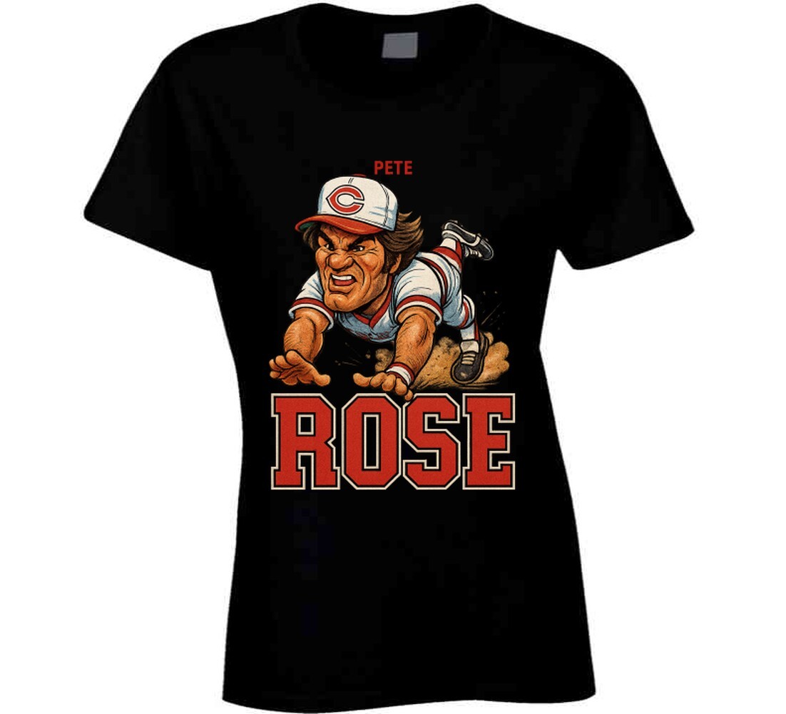 Pete Rose Legend Goat Baseball T Shirt