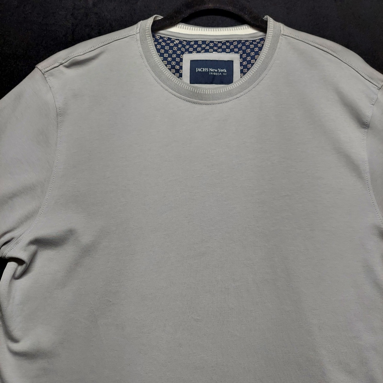 Jachs New York Men’s Tri-Blend Soft Shirt Size Large Grey Machine Washable