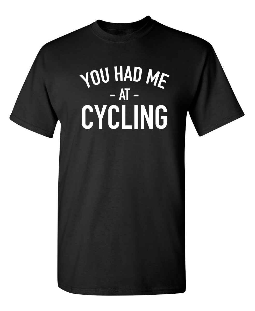 I Was at Cycling Sarcastic Humor Graphic Super Soft Ring Spun Funny T Shirt