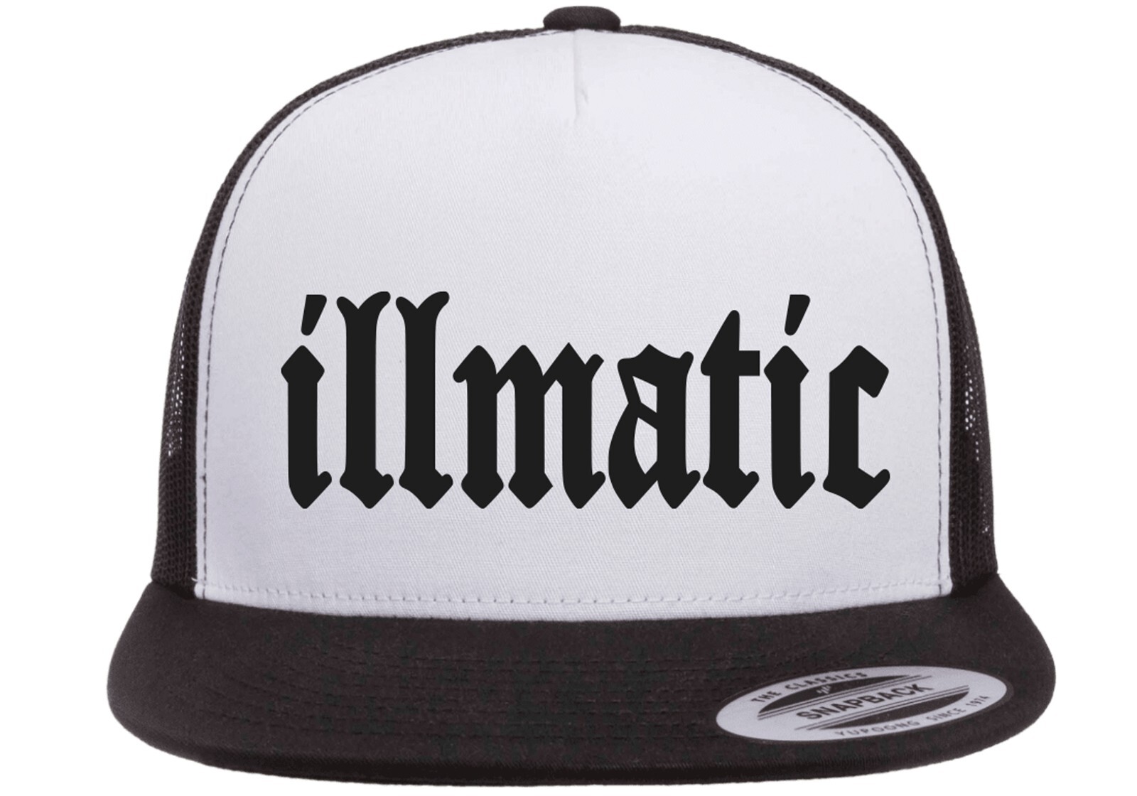 Illmatic Nas Trucker Hat Mesh Back Snapback Hip Hop Street Baseball Unisex Cap