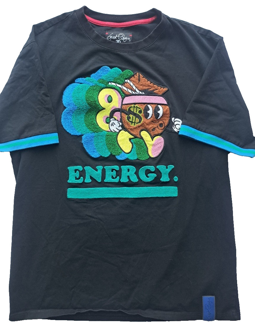 FROST Energy Tee Men’s City Wear Fashions Graphic Embroidery T-Shirt Size XL