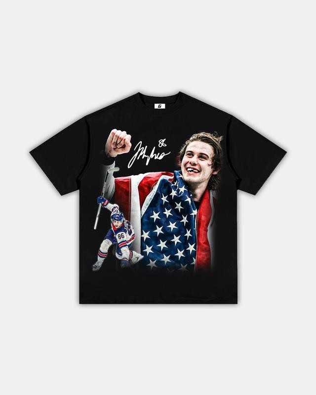 JACK HUGHES ‘GOLDEN GOAL’ TEE, Team USA T-shirt, Winter Olympics Shirt, Rettro G