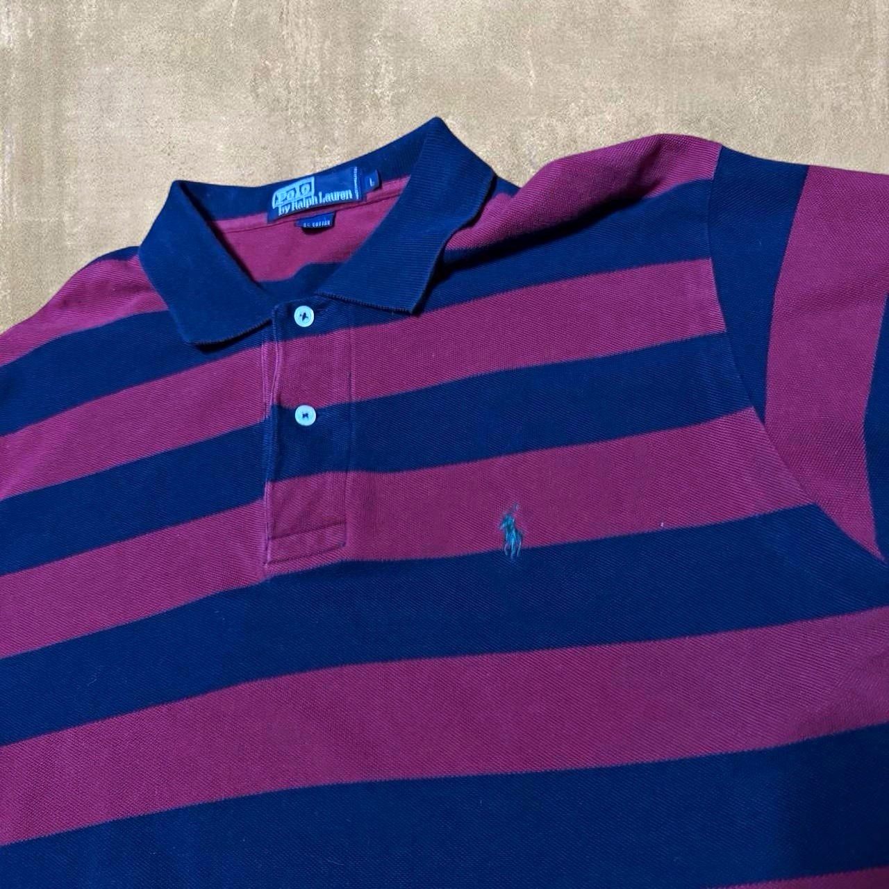2000s Vintage Y2K Polo Ralph Lauren Streetwear Striped Polo Long Sleeve Shirt