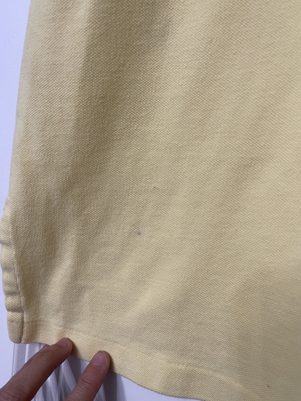 Men’s Polo by Ralph Lauren Short Sleeve Polo Shirt Yellow 100% Cotton Size XL
