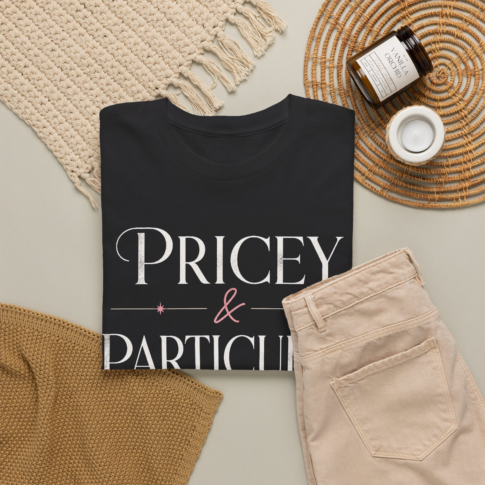 Pricey & Particular Funny Fashion Statement Graphic T-Shirt