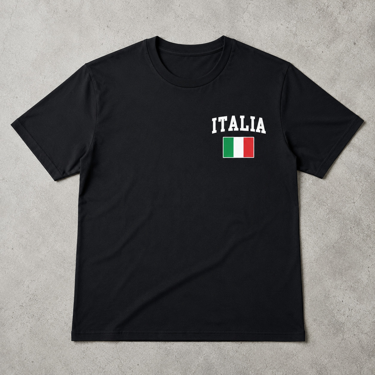 Mens Italia Flag T-Shirt Italy Pride Italian Graphic Tee