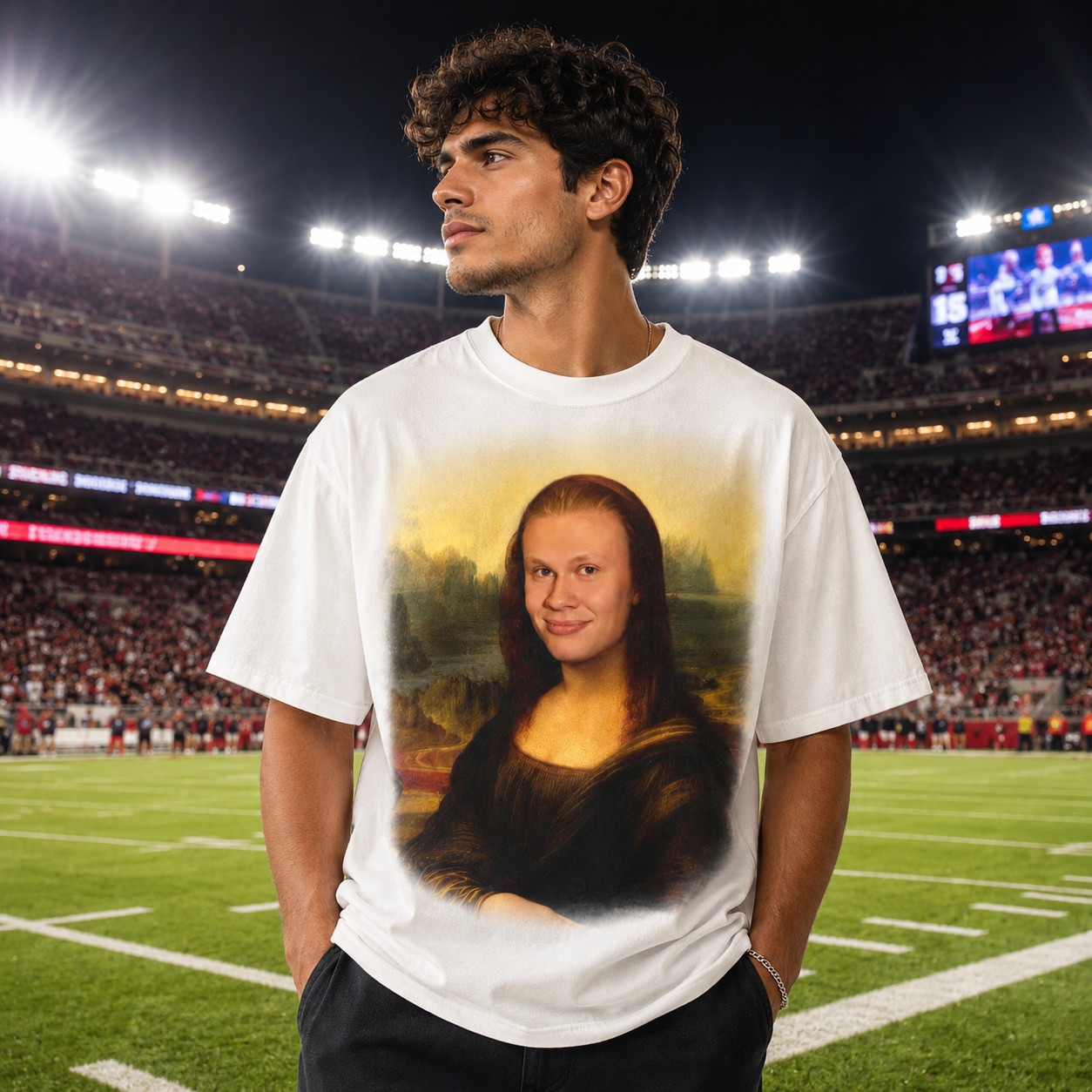 Funny Erling Haaland Mona Lisa Meme Shirt, Norway Haaland 9 Shirt