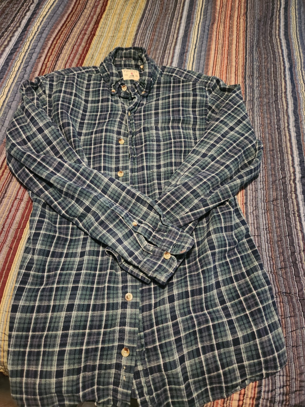5 PC LOT MENS LONG SLEEVE BUTTON DOWN LARGE SHIRTS