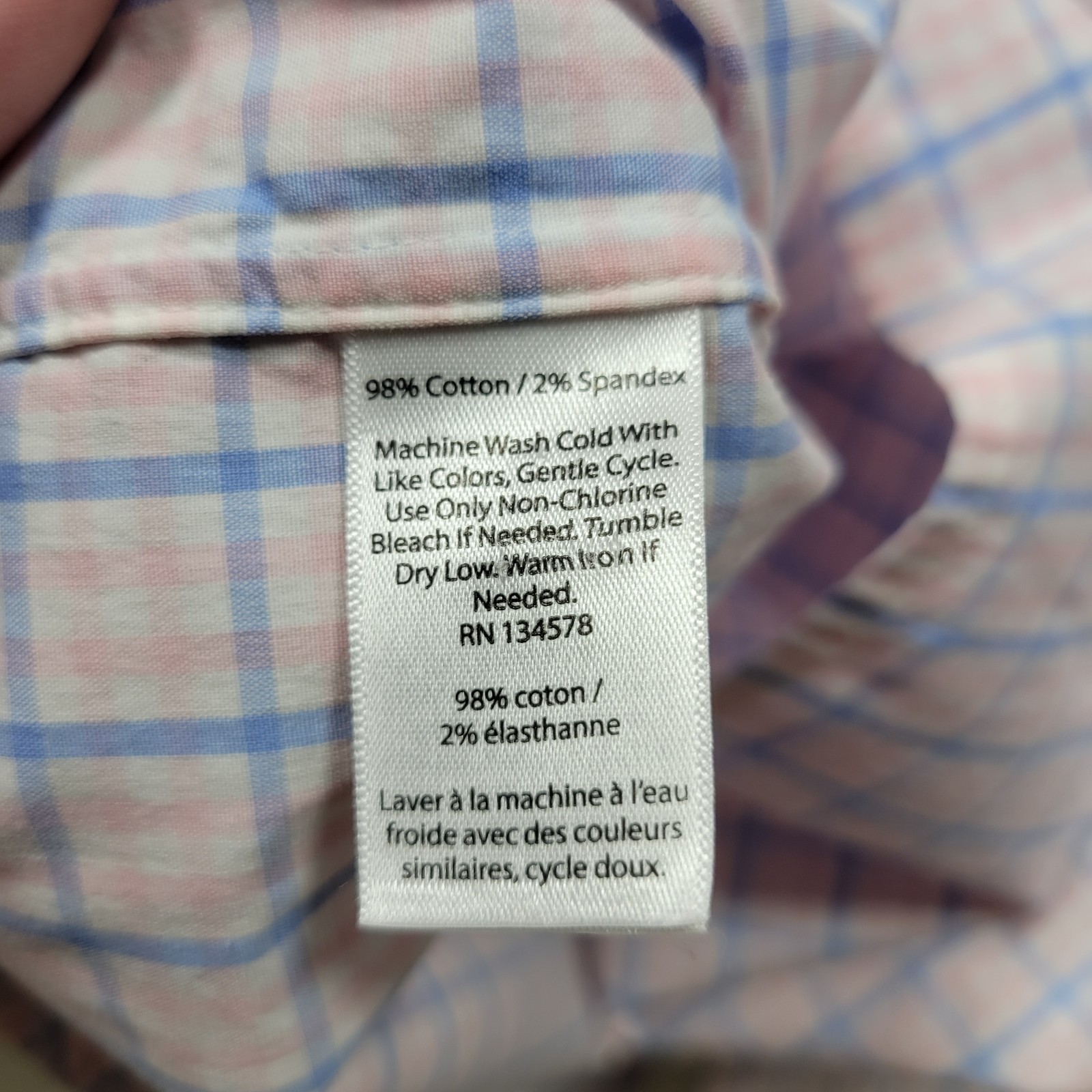 Vineyard Vines Slim Fit Murray Shirt 2XL Long Sleeve Button Down Multicolor