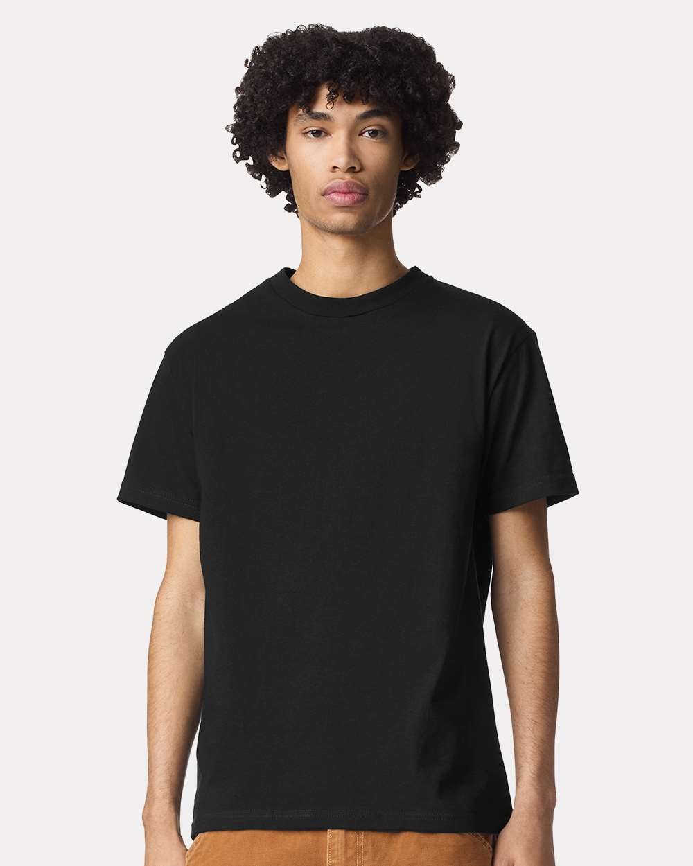 🔥 American Apparel Garment-Dyed Heavyweight Cotton Tee 1301GD True Black Med