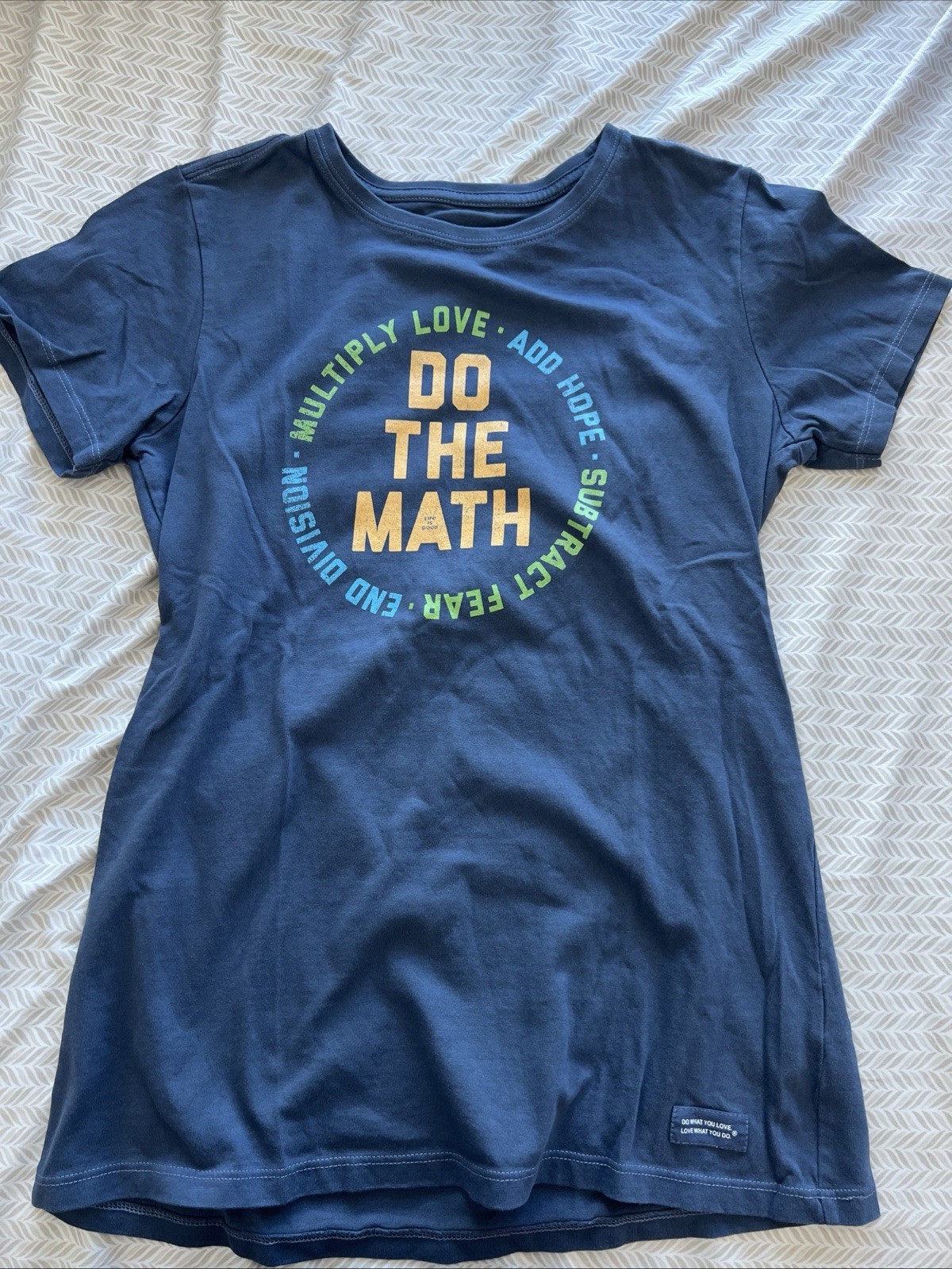 Life Is Good Do The Math Woman’s XS Tshirt