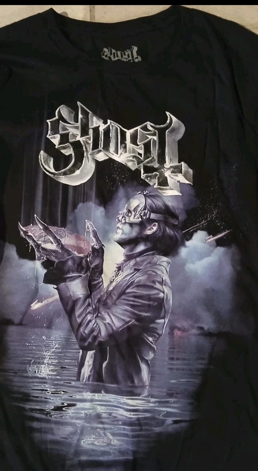 2026 Ghost Skeletour Tour Event Shirt Inglewood L.A Intuit Dome Large Official