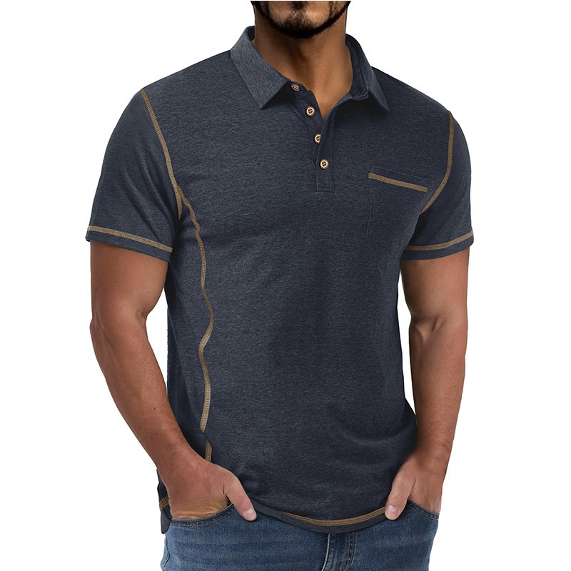 Summer Turn-Down Collar T-shirt