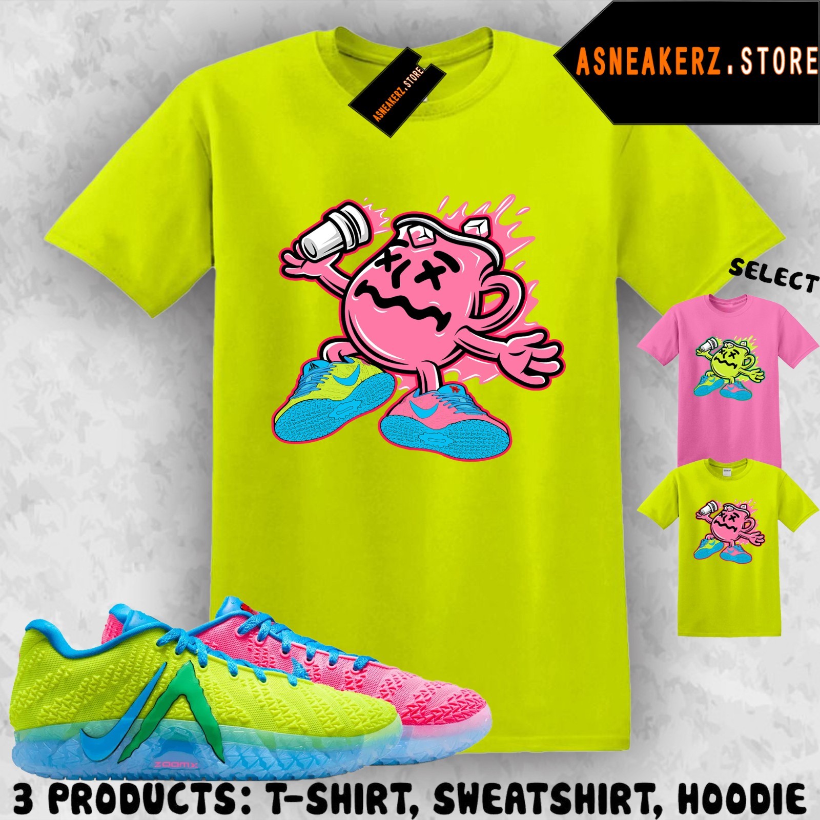 Tee Shirt Matching Ja 3 Kool Aid 2026 To Match Sneaker Kool Kicks T-Shirt