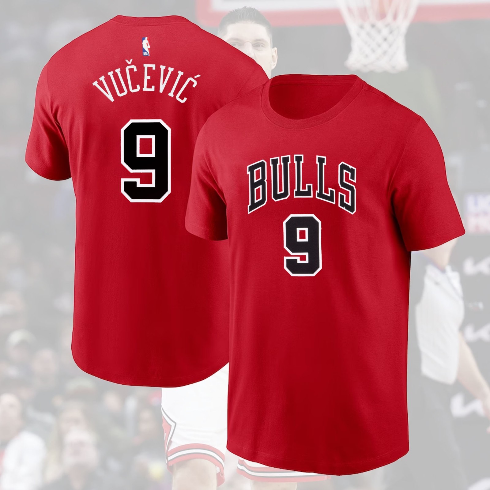 HOT HOT! Nikola Vučević #9 Chicago Bulls 2025 Name & Number Gift For Fans