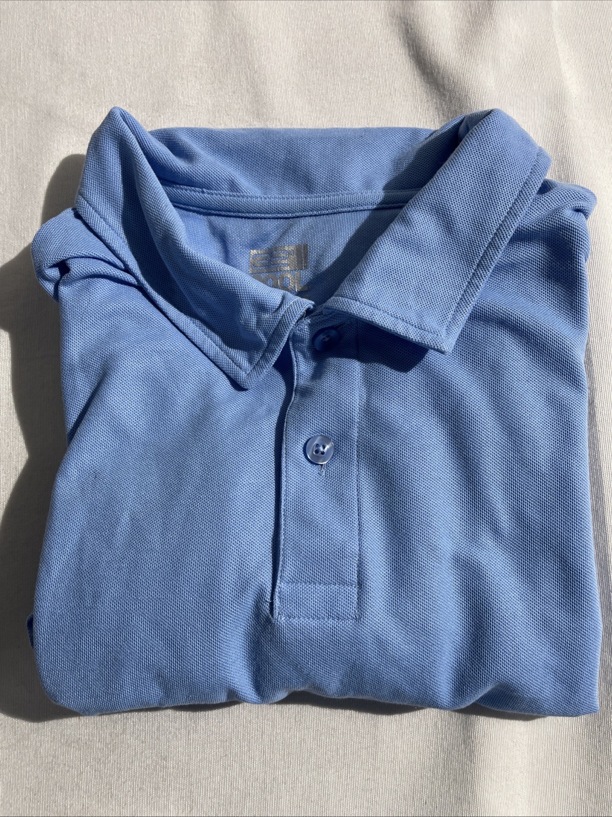 32 Degrees Cool Micropique Polo Shirt Mens Size XL Blue Short Sleeve