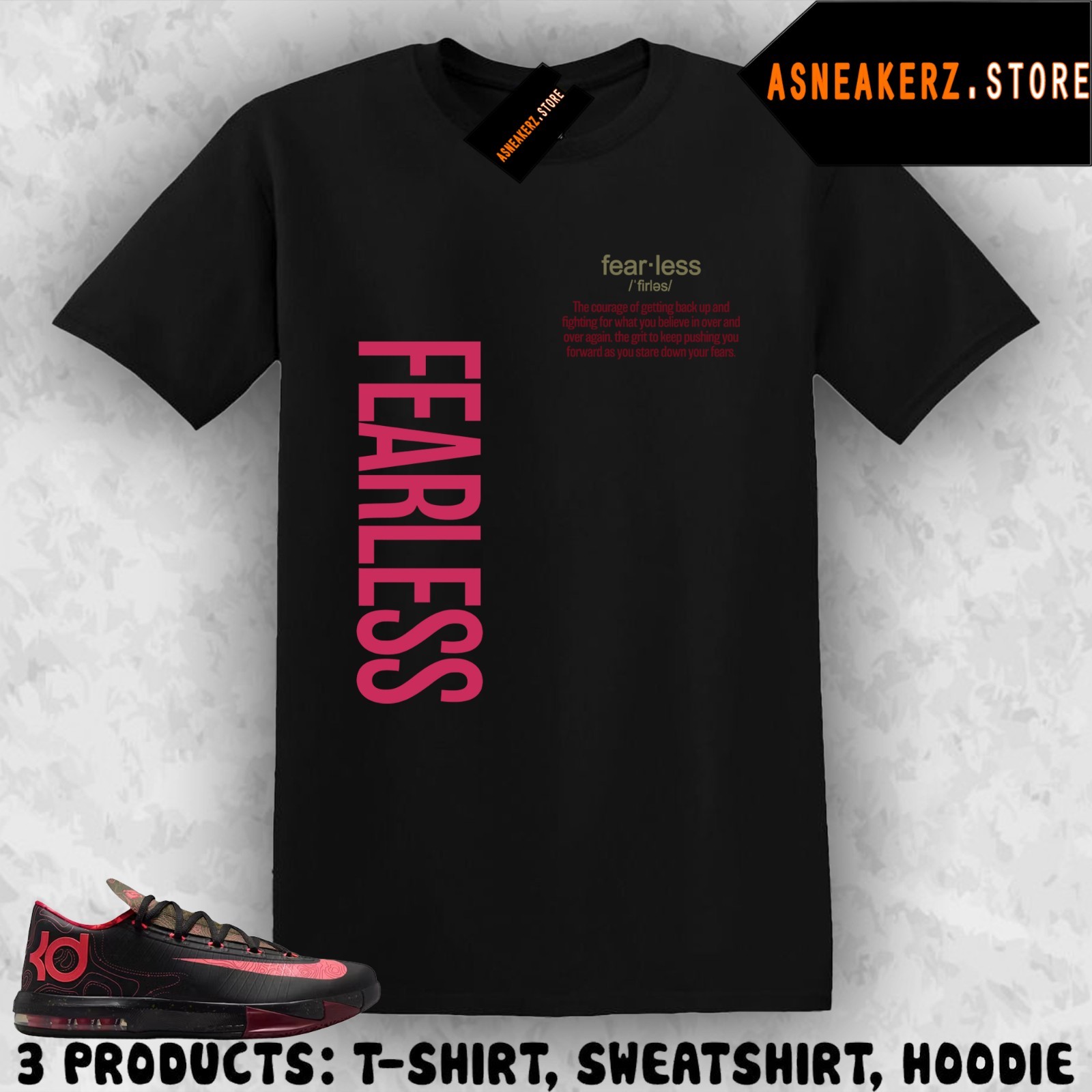 Shirt To Match KD 6 Meteorology 2026 Sneaker Matching Tee Fearless T-Shirt