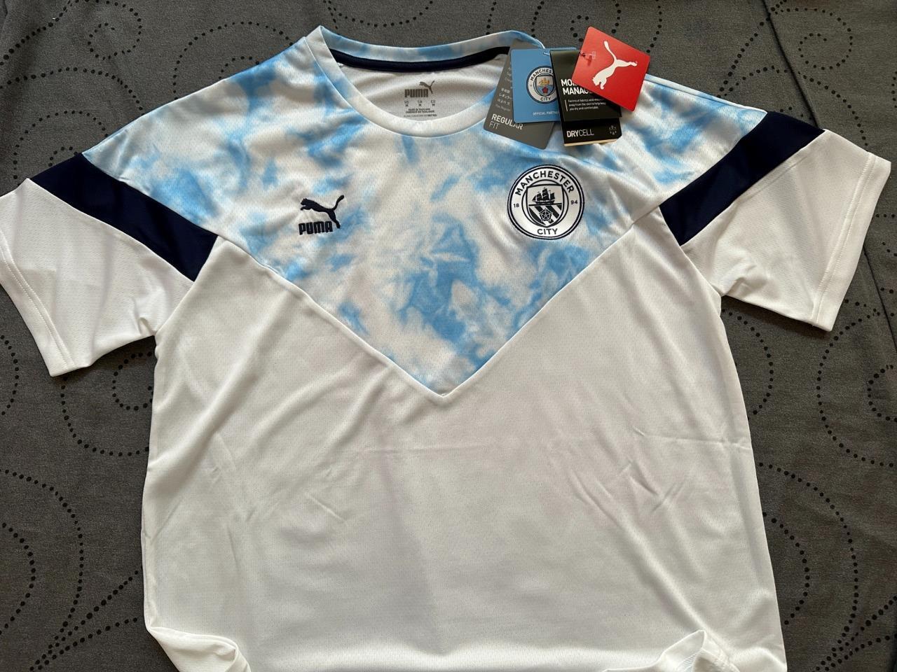 PUMA MANCHESTER CITY SOCCER DRY CELL SHIRT SIZE M MEN $50.00