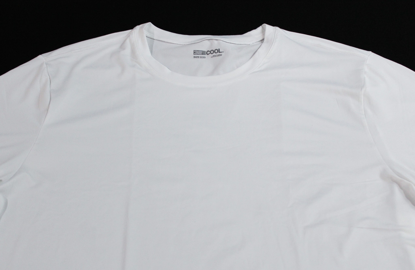 32 Degrees Men’s Cool Stretch Classic Crewneck T-Shirt BL1 White Size 2XL NWT