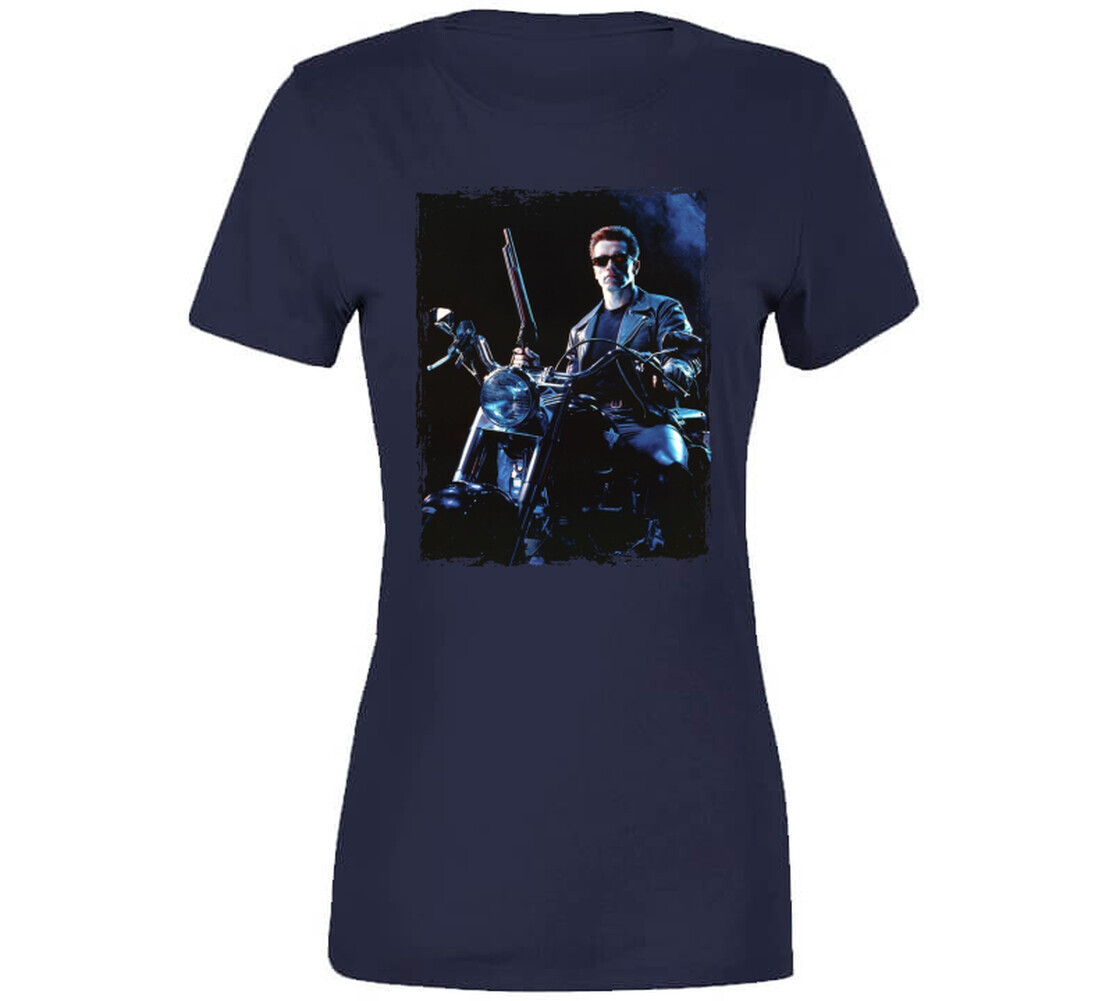 Terminator 2 Arnold Motorcycle T Shirt