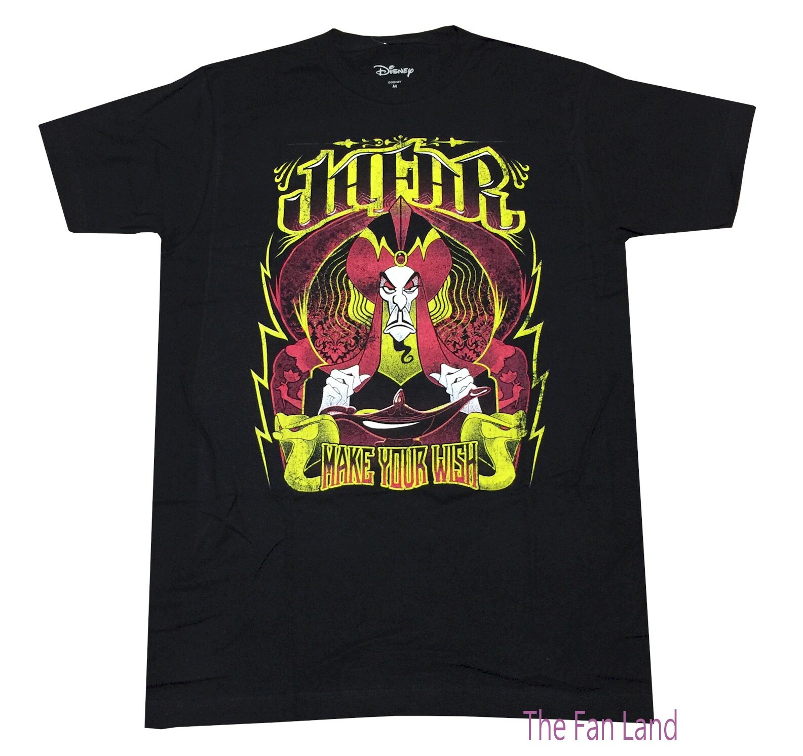 New Disney Aladdin Jafar Make Your Wish Vintage 1992 Mens T-Shirt