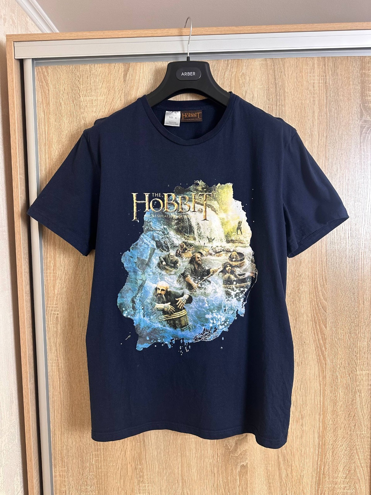 The Hobbit The Desolation of Smaug 2013 Movie T Shirt Mens Size XL Lord Rings